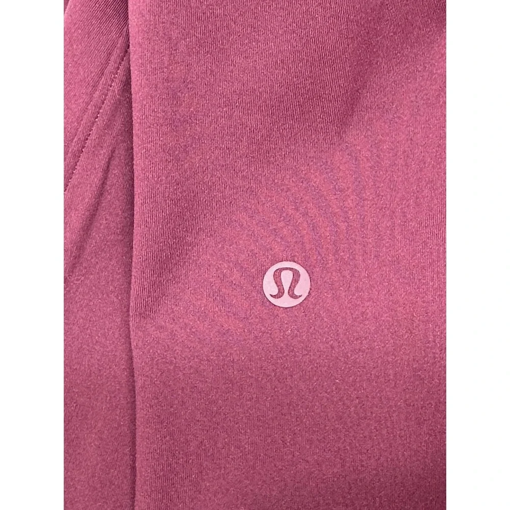 Lululemon‎ Pants Womens 8 Burgundy On The Fly 7/8 Travel Stretch Athleisure Crop